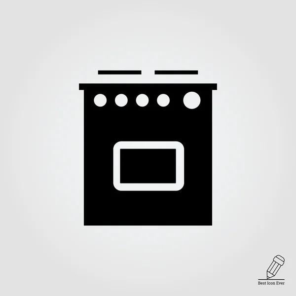 Electric cooker icon — Stock Vector