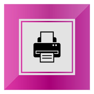 Bilgisayar yazıcı simgesini