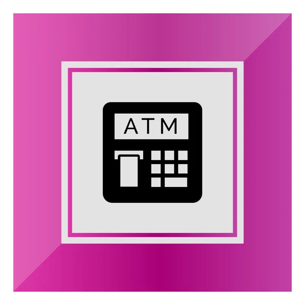 Automatic teller machine icon — Stock Vector