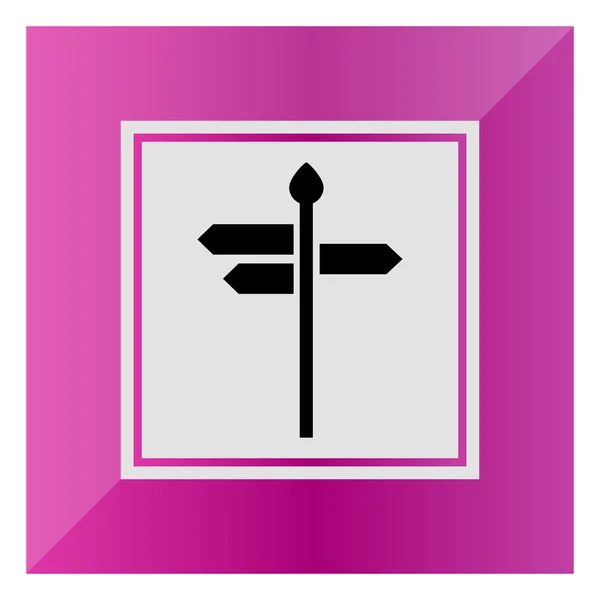 Direction sign icon — Stock Vector