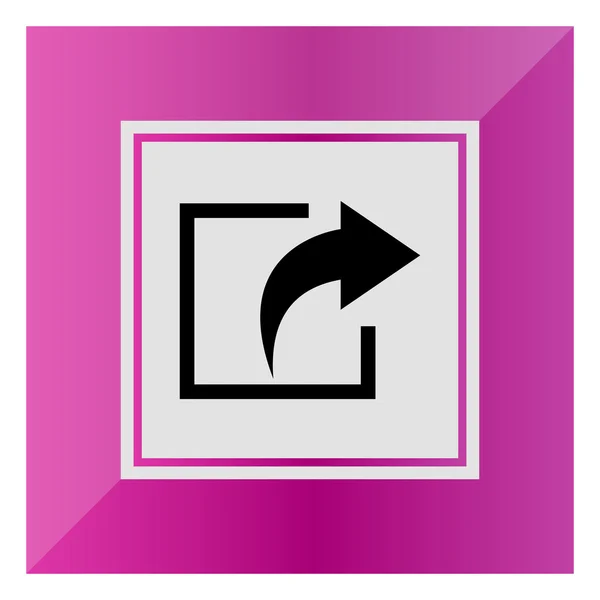 Icono de signo de salida — Archivo Imágenes Vectoriales