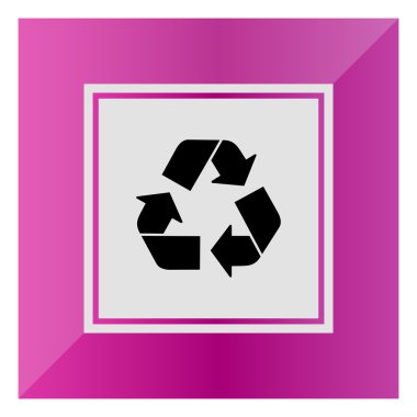 geri dönüşüm işareti simgesi