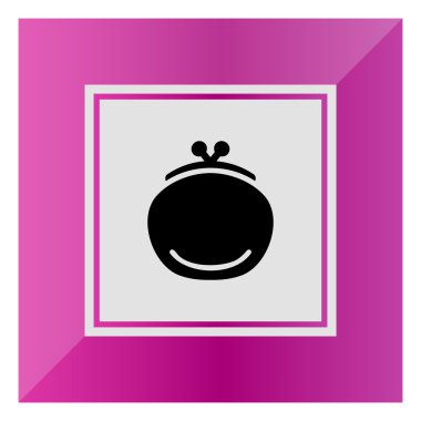 Retro çanta simgesi