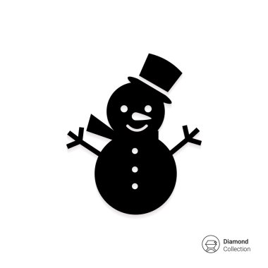 Sevimli kardan adam simgesi