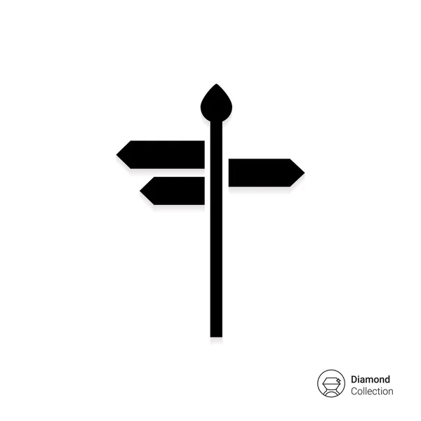 Direction sign icon — Stock Vector