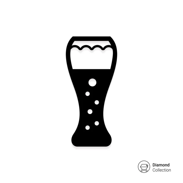 Icono de vaso de cerveza — Vector de stock