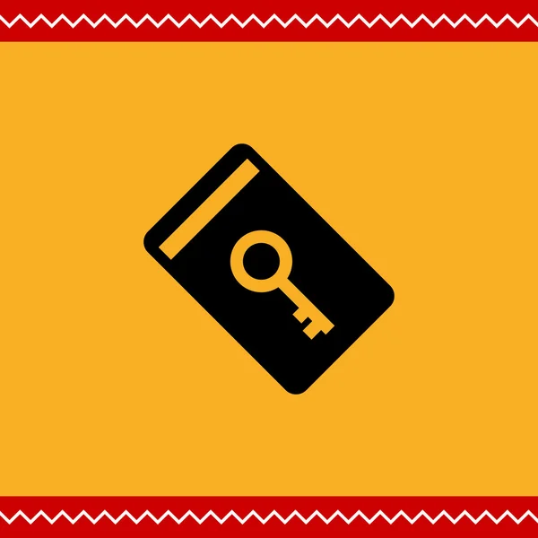 Το εικονίδιο ηλεκτρονική keycard — Διανυσματικό Αρχείο