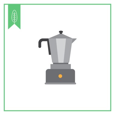 Espresso kahve makinesi simgesini