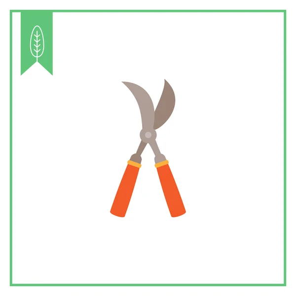 Tuin pruner pictogram — Stockvector