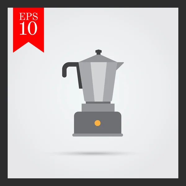 Espresso kahve makinesi simgesini — Stok Vektör
