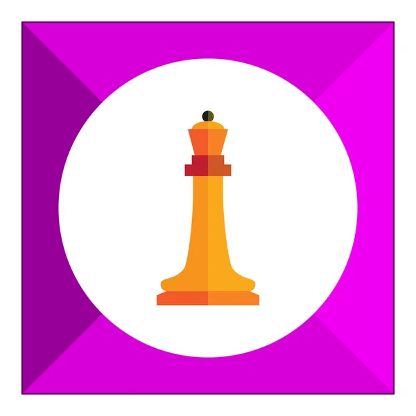 Chess queen icon — Stock Vector