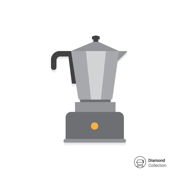 Espresso kávovar ikona — Stockový vektor