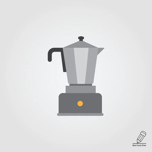 Espresso koffie-/ theevoorzieningen pictogram — Stockvector