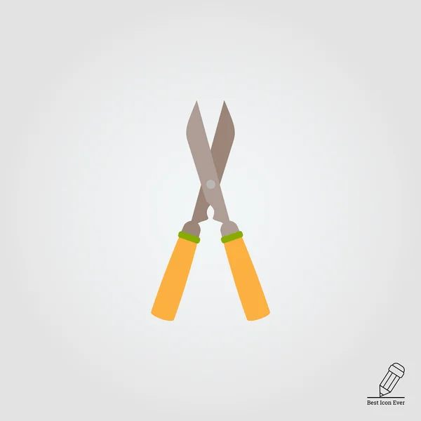 Tuin pruner pictogram 2 — Stockvector