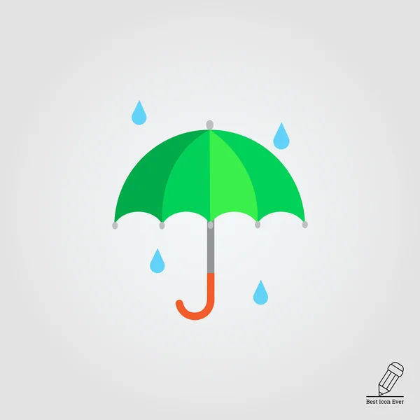 Açık şemsiye simgesi — Stok Vektör