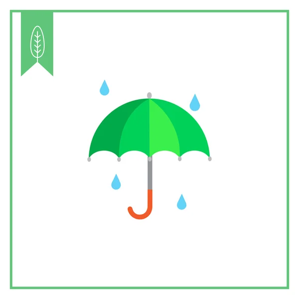 Apri l'icona dell'ombrello — Vettoriale Stock