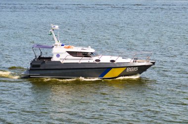 Kyiv, Ukrayna-24 Ağustos 2021: Ukrayna 'nın Bağımsızlık Günü. UMS-1000 Ukrayna Sınır Koruma Servisi. Devriye servisleri, taşımacılar ve küçük ölçekli kargolar için kullanılır.. 