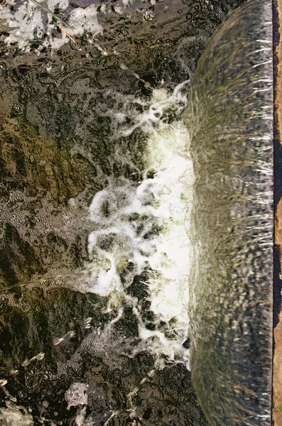 Абстракция Водопада Абстрактный Вид Падающей Воды Маленький Водопад Городе — стоковое фото