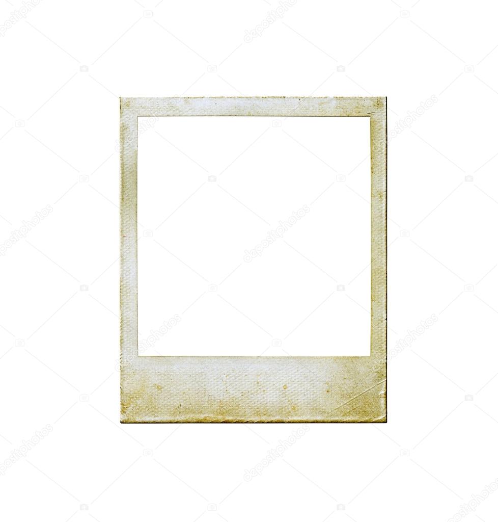 Instant Photo Frame Isolated On White Polaroid Style Image Stock Instant Photo Frame Isolated On White Polaroid Style Image Stock