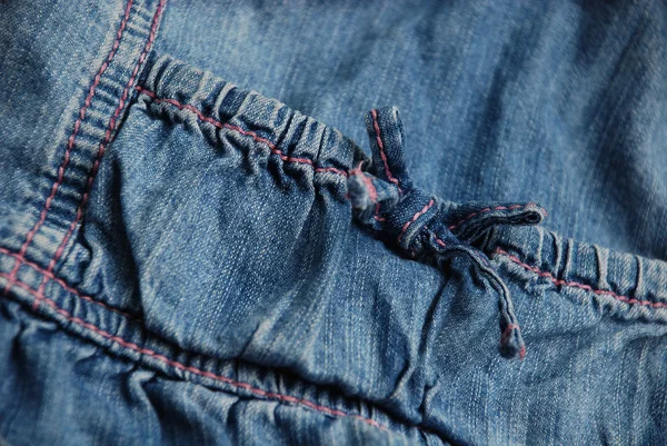 Jeans pocket — Stock Photo, Image