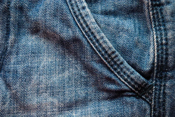 Textura de calça azul — Fotografia de Stock