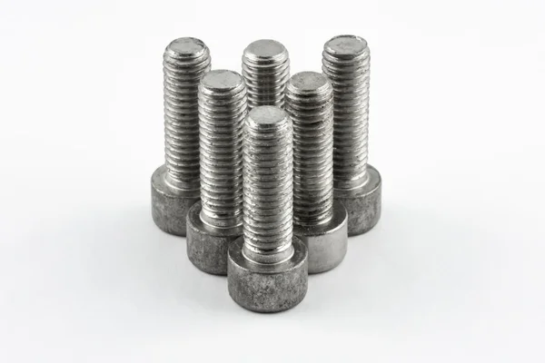 Metal nuts screws — Stock Photo, Image
