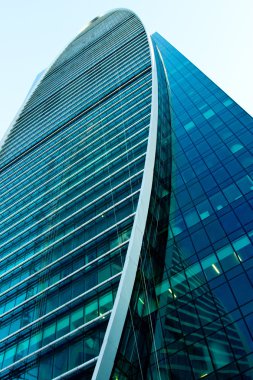 Moskova-City, bir alt görünümü, Rusya kule