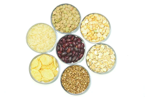 Cereals on a white background — Stock Photo, Image