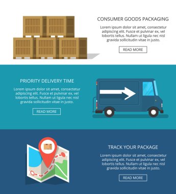 afiş kümesi kutularındaki harita yolda tutmak Araba, malların teslim görüntü kalitesi ile.