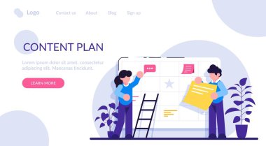 İçerik planı konsepti. Planlama konsepti. Girişimcilik ve takvim planlama ve kurs kampanyası. Etkinlikler sosyal medya içeriği ve profesyonel plan çalışanları iletişimi.