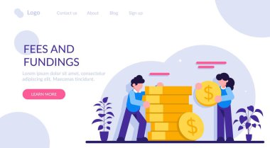 Ücret ve finansman konsepti. İş yatırımı ve para tasarrufu. Para kazanmak için zengin finansman, sermaye konsepti, para transferi, e-ticaret, başarı ekonomisi muhasebesi. Bir sürü para..