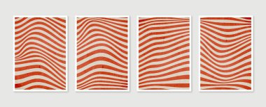 Soyut estetik minimalist el yapımı çağdaş posterlerin geometrik modası. Modern sanat duvar dekorasyonu için idealdir, iç tasarım posterleri için. Modern vektör illüstrasyonu.