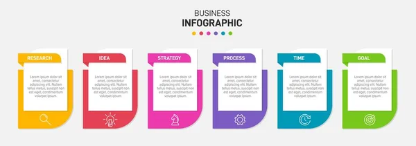 Infografický design s ikonami a 5 možnostmi nebo kroky. Tenký vektor. Infographics business concept. Lze použít pro informační grafiku, vývojové diagramy, prezentace, webové stránky, bannery, tištěné materiály. — Stockový vektor