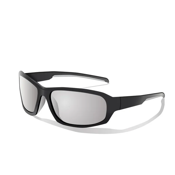 Hög kvalitet 3d solglasögon med bländande ljus och skugga — Stock vektor