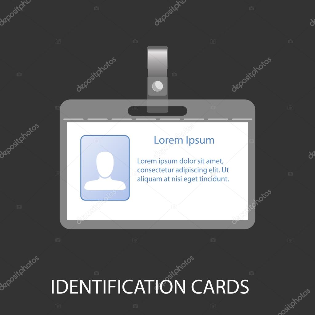 identification card with a photo