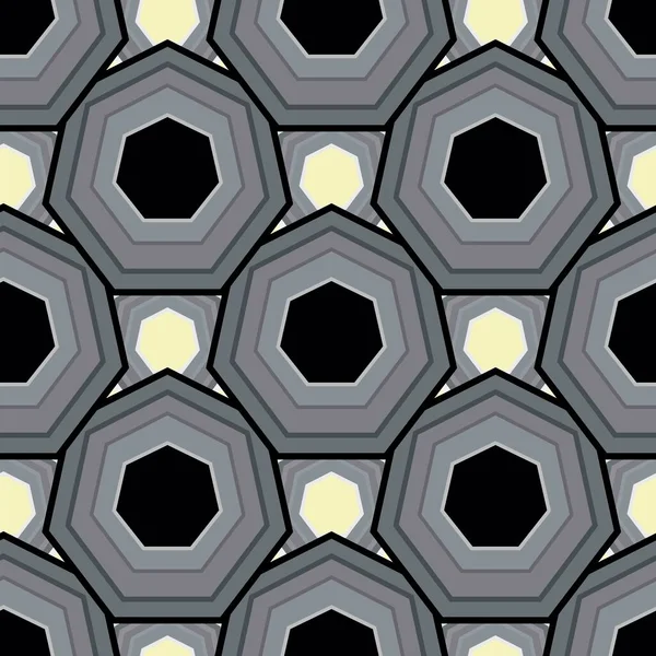 Geometrik vektör şablonu beyaz, siyah ve sarı arka plan paskalya arkaplansız bebek arka planı eşkenar dörtgenlerin geometrik deseni. Etnik kusursuz süs. Soyut arkaplan - renkli çizgiler. Vektör yaz illüstrasyonu