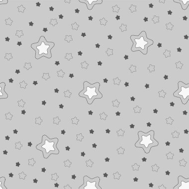 Gölge yıldız deseni. Sonsuz arka plan çizimi, yaratıcı, lüks tarzı. Kart, kumaş, giysi, ambalaj, ambalaj, ağ, kapak, etiket, afiş, amblem, davetiye, hediye