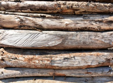 Eski ahşap fotoğraf yığını. Fotoğraf arkaplanı ya da şablonlar için mükemmel. 