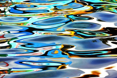 Renkli su dalgalanması arkaplanı