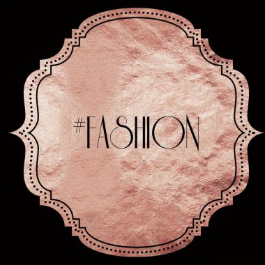 Güzel pembe grunge dokusu üzerine moda monogramı moda endüstrisi için monogram.