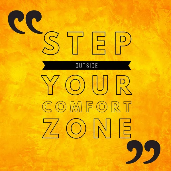 Sortir Votre Zone Confort Devis Motivant Inspirant — Photo