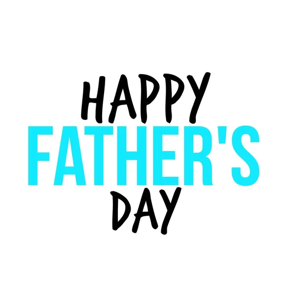 Щасливий День Батька Красиве Написання Білому Тлі — стокове фото