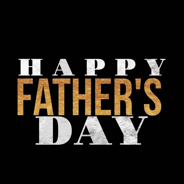 Щасливий День Батька Красиве Написання Чорному Тлі — стокове фото