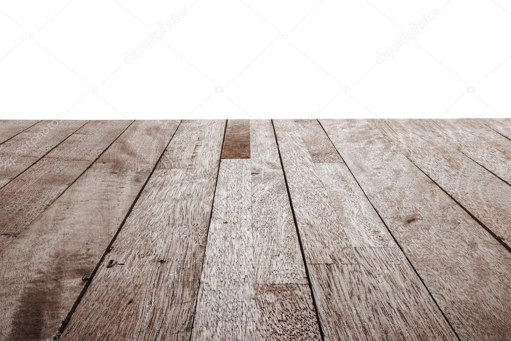 Wood texture top on isolated, Clipping path