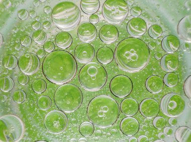 Oilplant gelen makro kabarcık