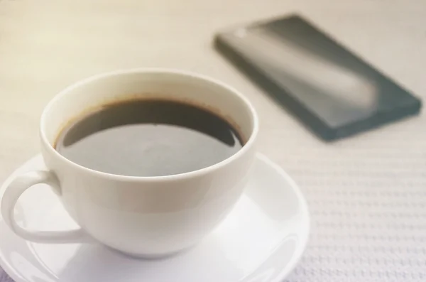 Утренний кофе винтажный стиль — стоковое фото