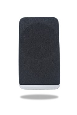 Siyah ses hoparlör izole