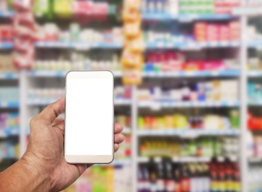 El ile smartphone beyaz perde