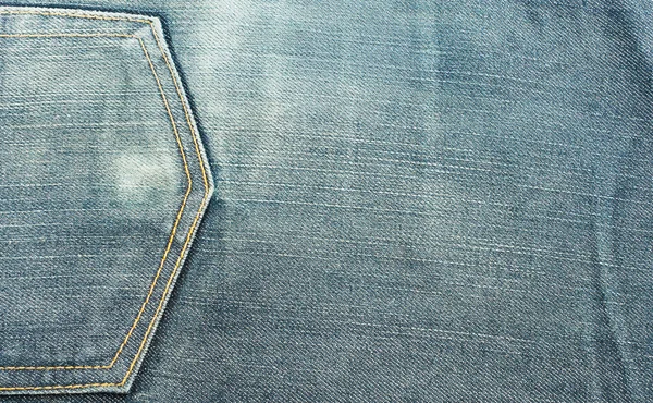 Close up texture of blue jean or denim — Stock Photo, Image