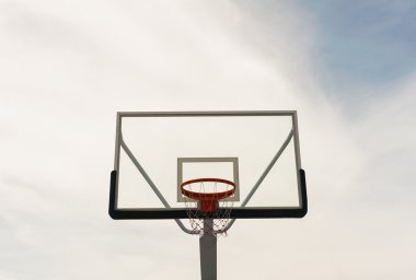 boş açık sahada Basketbol çember